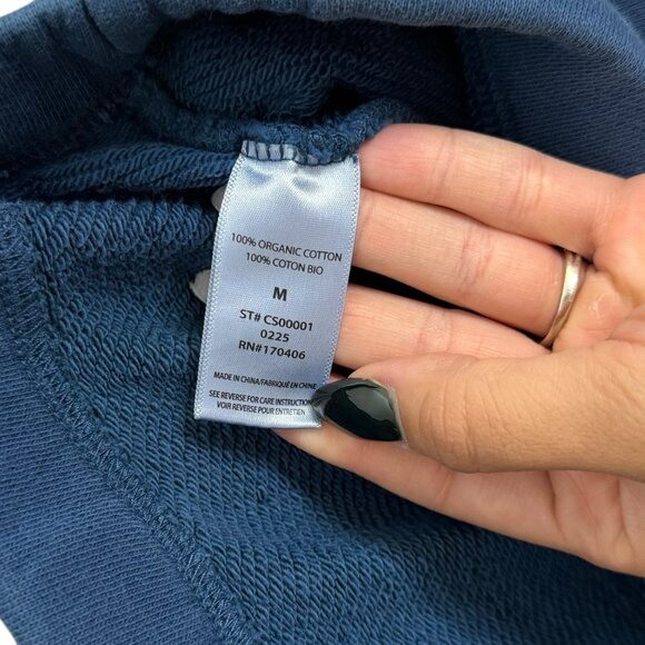 Elwood Mens Organic Cotton Core Sweatpants Vintage Midnight Blue M Drawstring - Picture 4 of 5